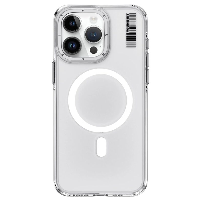 TIJAS YOUNGKIT Crystal Shield Non-Yellowing Magnetic Full Body Protective Ultralight Case Cover for (iPhone 16 Pro, Clear)