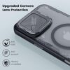 Nillkin Magnetic for iPhone 16 Pro Max Case Clear, Compatible with Magsafe, Never Yellow & Biodegradable Material, Translucent Case with Invisible Kickstand & Camera Cover for 16 Pro Max 6.9", Black - Image 5