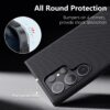 NILLKIN For Samsung Galaxy S25 Ultra Case Super Frosted Shield Pro Soft TPU Frame Shockproof Back Cover For Samsung S25 Ultra - Black - Image 2