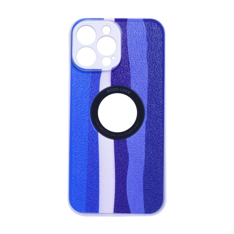 TIJAS Good Luck Style Back Case for iPhone 13 Pro Max (Multi Blue)