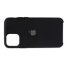 TIJAS Silicone Soft Back Cover For iPhone 11 Pro Case, Shockproof Slim Camera & Full Body Protection Non Yellowing Cover with Microfiber - Black - Image 2