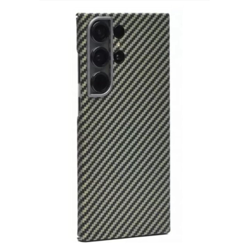 TIJAS Sliva Cover for Samsung Galaxy S23 Ultra/S24 Ultra 5G Real Carbon 0.5 mm Thin Ultra Aramid Fiber Skin Case for Galaxy S23 Ultra/S24 Ultra (Samsung Galaxy S23 Ultra Dual Color) - Image 2