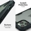 TIJAS Back Case Cover, [Military Drop Tested] Ergonomic Transparent PC Back TPU Bumper Impact Resistant Protection Back Cover for (iPhone 13 Pro Green) - Image 5