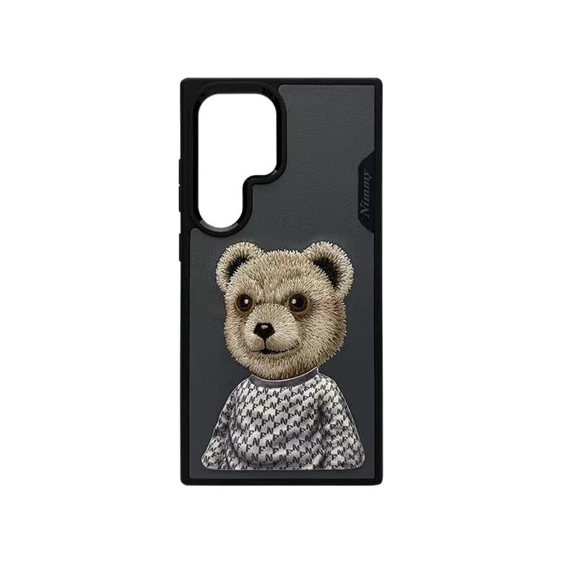 TIJAS for Samsung Galaxy S24 Ultra Nimmy Friends Embroidery Phone Case & Cover for Samsung Galaxy S24 Ultra (Panda) - Image 8