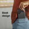 TIJAS OtterBox for Samsung Galaxy S24 Ultra Symmetry Series Case Ultra-Sleek, Wireless Charging Compatible, Raised Edges Protect Camera & Screen Cover for Samsung Galaxy S24 Ultra (Black) - Image 6